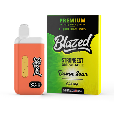THCA + Delta-9P 5g Disposable – Blazed