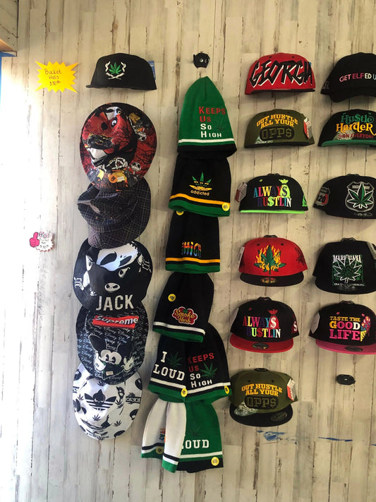 Trendy Cannabis Lifestyle Caps – Assorted Designs