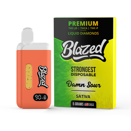 THCA + Delta-9P 5g Disposable – Blazed